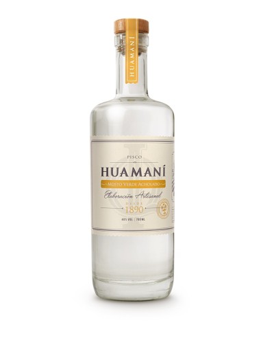 PISCO HUAMANI MOSTO VERDE ACHOLADO 700 ML