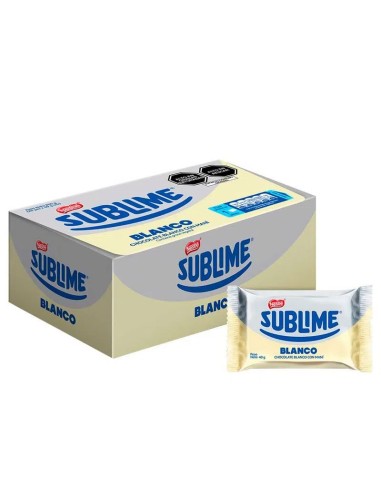 CHOCOLATE SUBLIME BLANCO (20 UNIDADES)