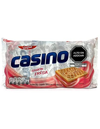 GALLETA CASINO FRESA (6 UNIDADES)