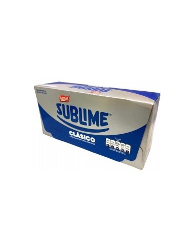 CHOCOLATE SUBLIME CLASICO (24 UNIDADES)